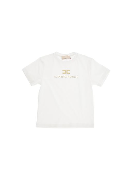 T-shirt, bambina, logata. ELISABETTA FRANCHI | EFTS260 0 JE0060115